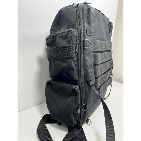 T-Bags Universal Expandable Bag Model TBU200 1 Piece Motorcycle Sissy Bar Bag - Picture 4 of 9